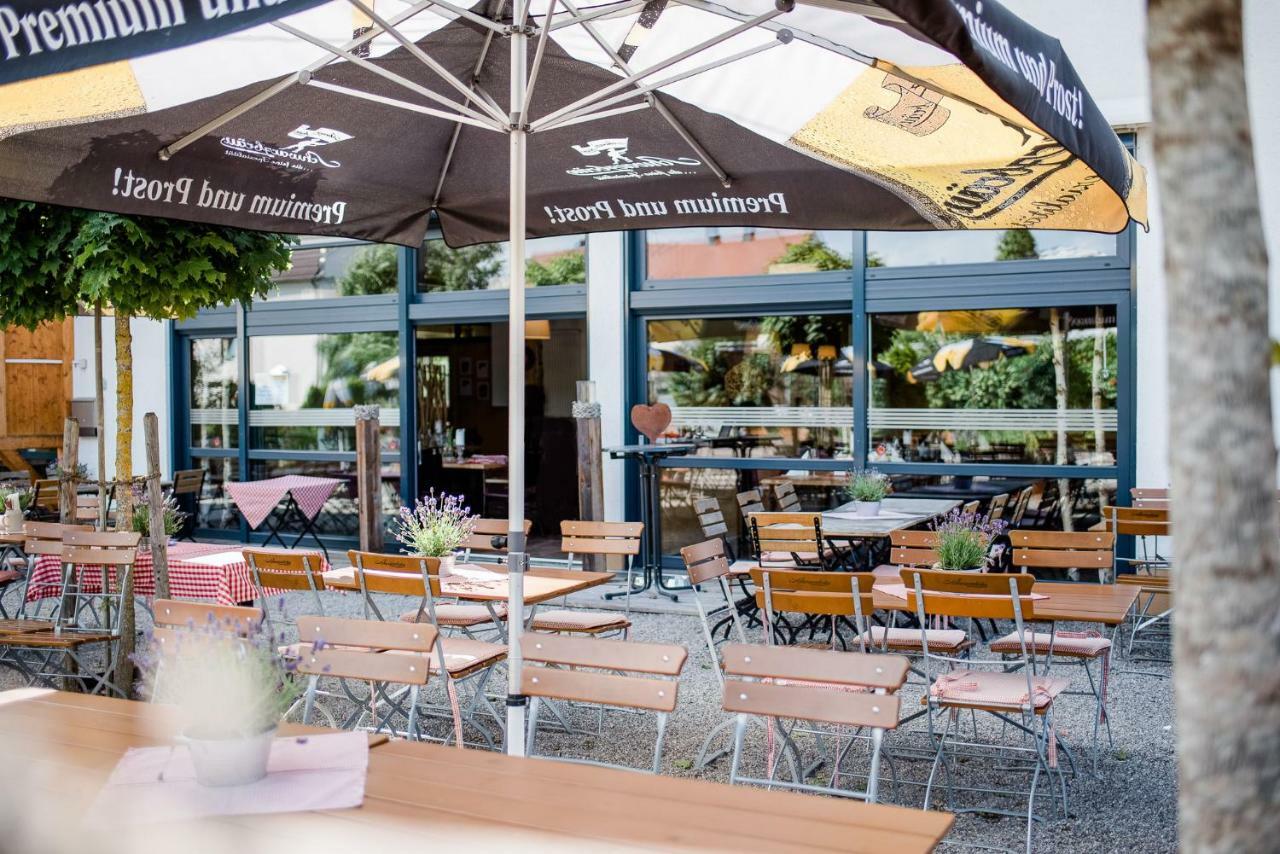 Hotel Kitz Ehemals Schlemmerhuette Langweid Exteriör bild